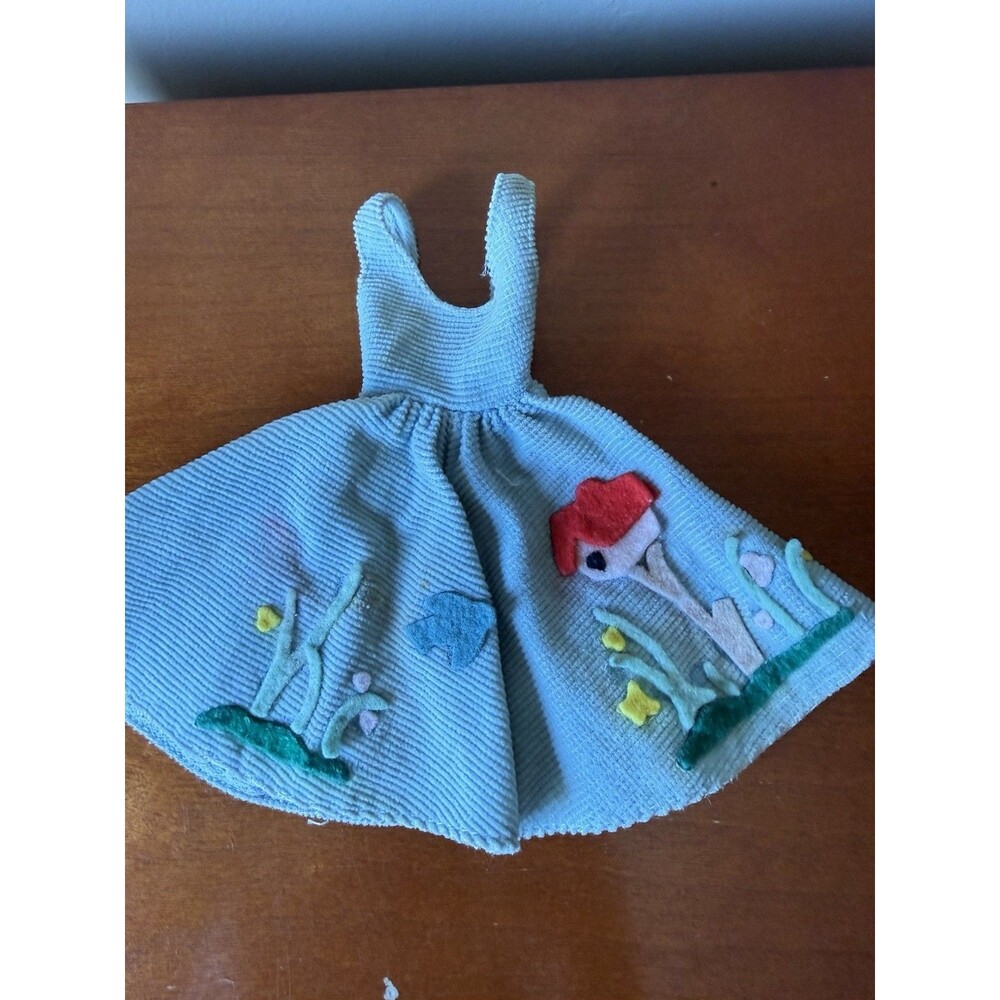 Vintage Barbie #979 "FRIDAY NIGHT DATE'"  Corduroy Jumper Dress 1960’s